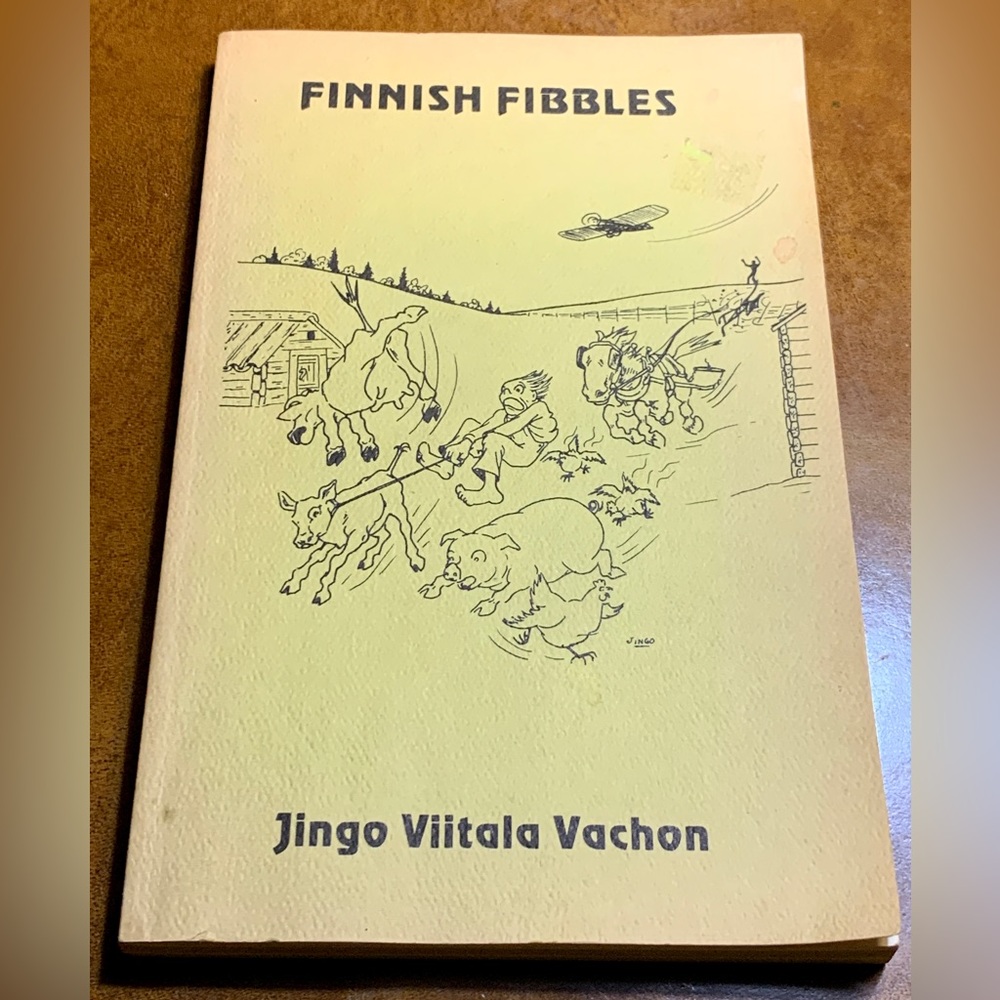 Vintage Paperback Book FINNISH FIBBLES by Jingo Viitala Vachon